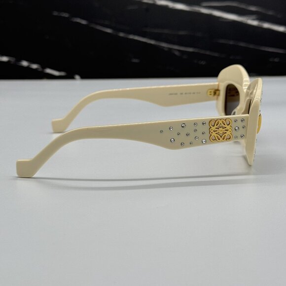 NEW LOEWE IVORY WOMEN SUNGLASSES LOEWE LW4114IS 25E main image 5